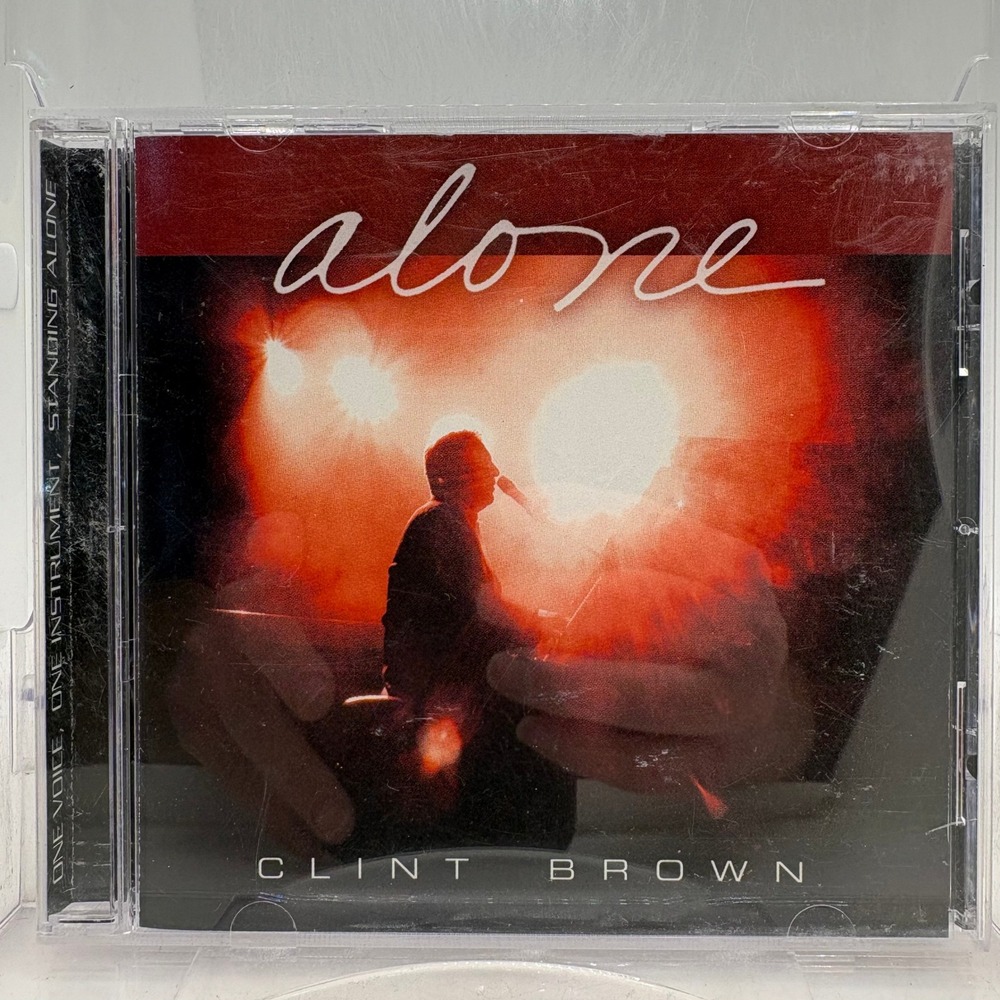 Clint Brown Alone CD 2003 Tribe Records TRD0103 Gospel Worship Christian Music‎